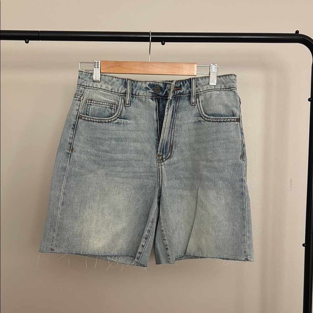 Classic Light Blue Denim Women's Shorts